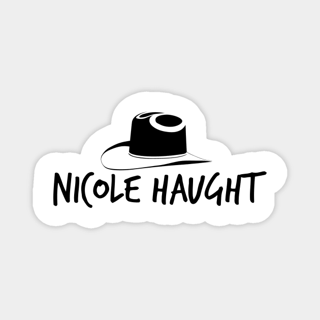 Nicole Haught minimal Stetson - Wynonna Earp Magnet by tziggles