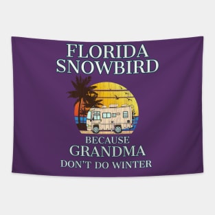 Florida Snowbird RV GRANDMA Don't Do WINTER Tapestry