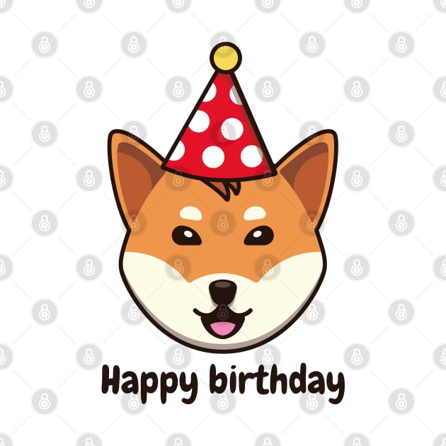 Cute Shiba Inu | Happy birthday by OgyDesign