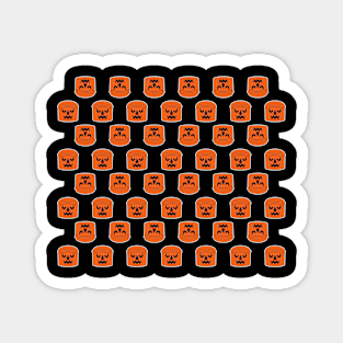 Orange trick or treat bucket Magnet