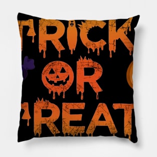 Trick or treat Halloween T-shirt Pillow