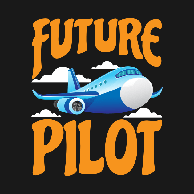 Future Pilot Kids, Toddler Airplane Pilot Boy Girl by CreativeFit