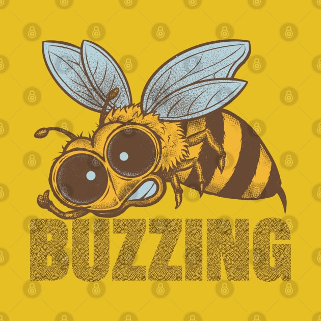 Happy Buzzing Bee by RGB Ginger