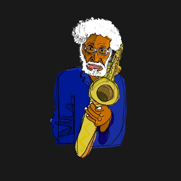 Sonny Rollins Sketch by SPINADELIC