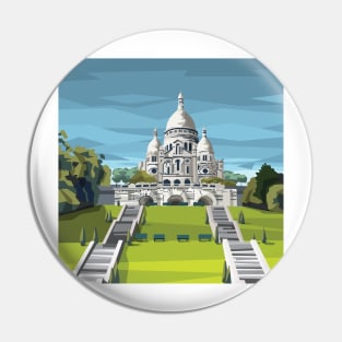 Montmartre Sacre Coeur, Paris Pin