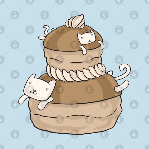 Religieuse Kitties - French Pastry Cats by 5sizes2small