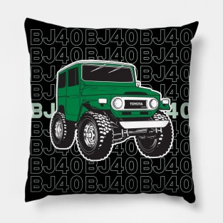 BJ40 Stacked in Green Pillow