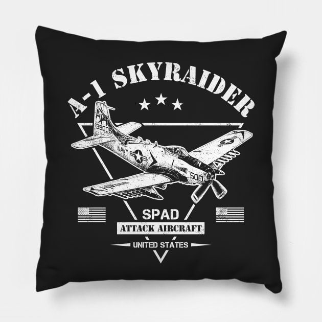 A-1 Skyraider "SPAD" Pillow by Military Style Designs