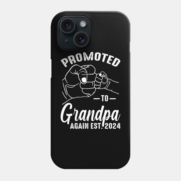 Promoted to Grandpa Again 2024 Phone Case by eyelashget