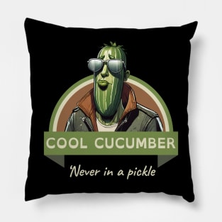 Cool Cucumber Never In A Pickle Pillow