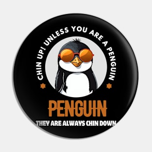 Penguin Vibes Pin