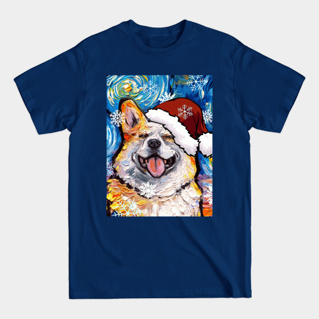 Discover Smiling Corgi Santa - Christmas - T-Shirt