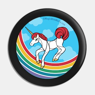 Rainbow Unicorn v10 — Dancing Uniquorn Illustration series Pin