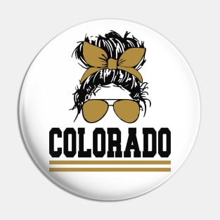 Colorado - Messy Hair Bun & Sunglasses Pin