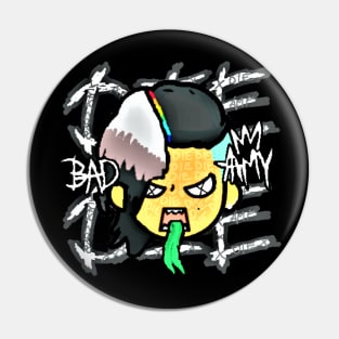 BAD AMY CARTOON Pin