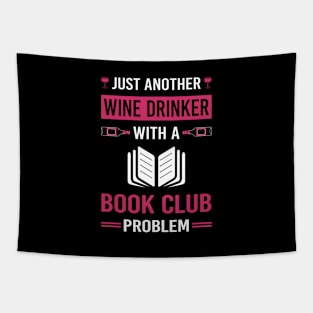 Wine Drinker Book Club Read Reader Reading Books Tapestry