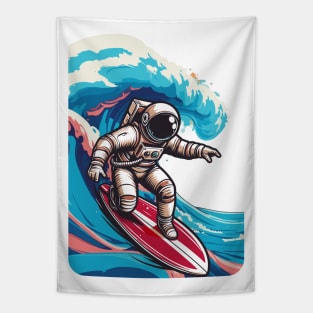 astronaut surfer Tapestry