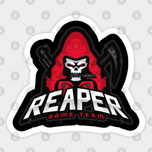 Esport Gaming Team Reaper Game Sticker Teepublic