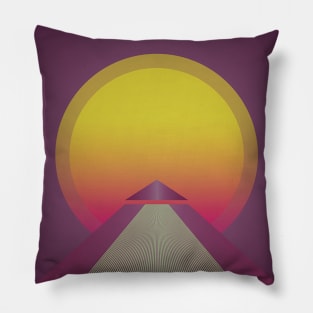 Vapor masonic pyramid Pillow