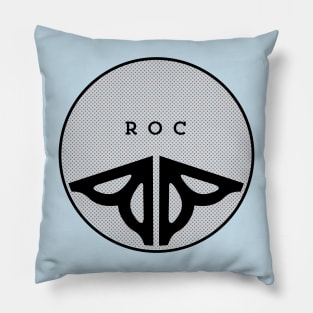 Rochester flower logo - wedge Pillow