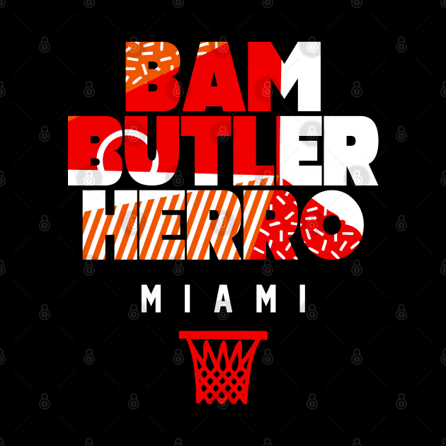 Miami Basketball Star Player Trio Hometown by funandgames