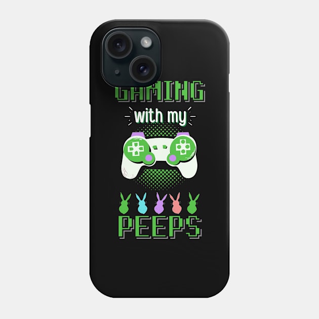 gaming with my peeps Phone Case by Noureddine Ahmaymou 