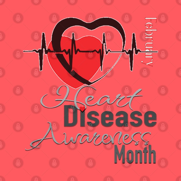 Heart disease awareness month by TeeText