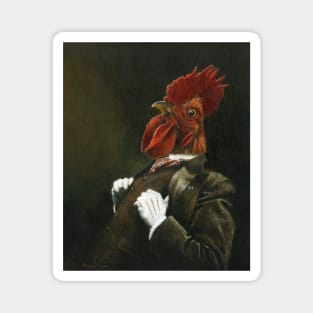 Victorian Cockerel Magnet