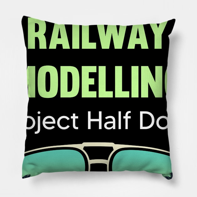 PHD Project Half Done Railway Modelling Pillow by symptomovertake