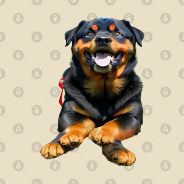 Rottweiler dog by MagicHub