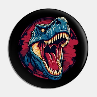 Roaring Ferocious Giganotosaurus Design Pin