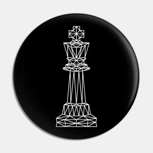 Geometric chess king Pin