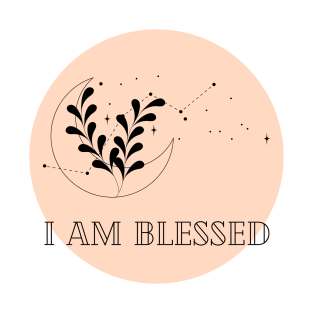 Affirmation Collection - I Am Blessed (Orange) T-Shirt