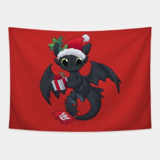 Christmas Dragon Tapestry