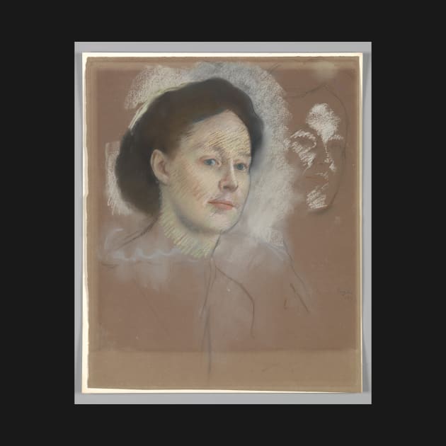 The Artist's Cousin, Probably Mrs. William Bell (Mathilde Musson, 1841–1878) by EdgarDegas