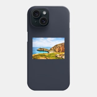 The South Stack Lighthouse, Holy Island, Anglesey, Wales Phone Case