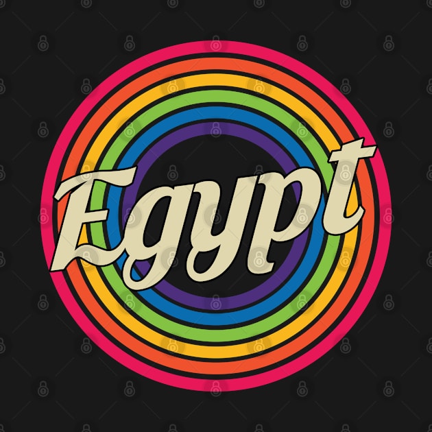 Egypt - Retro Rainbow Style by MaydenArt