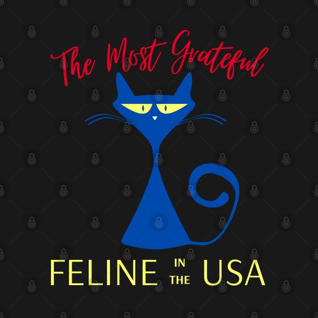 The Most Grateful Feline in the USA by FehuMarcinArt