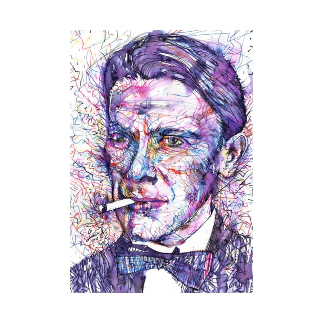 MIKHAIL BULGAKOV - watercolor portrait by lautir