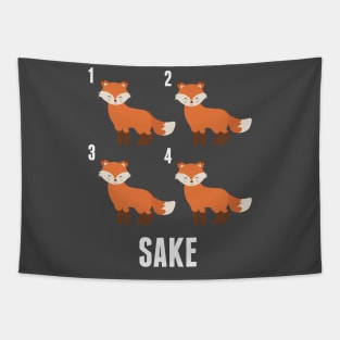 Four Fox Sake Tapestry