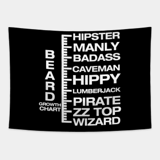 beard character Tapestry