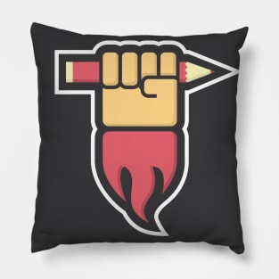 power fist author Pillow