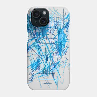 Abstract Color Background BLUE Phone Case