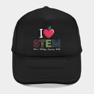 I Love STEM Student Teacher 1st Day Of School Back To School Hat