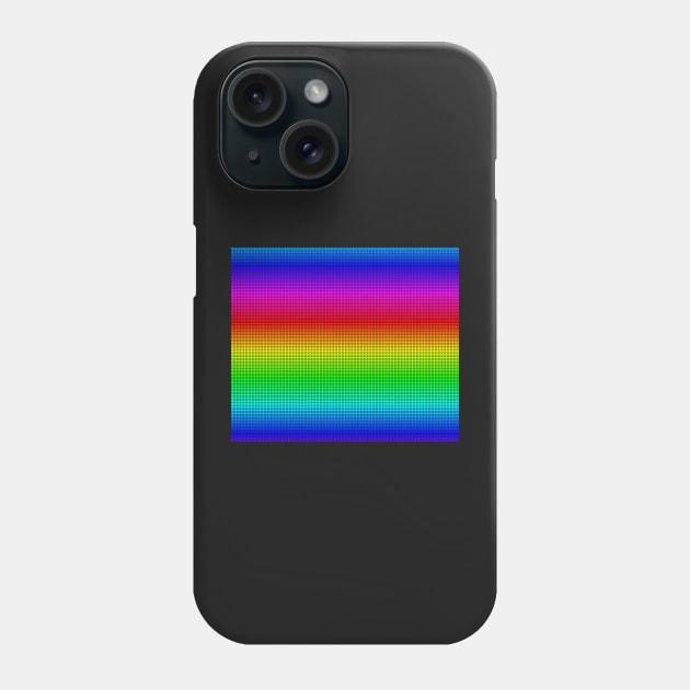 Rainbow Polka dots 002 Phone Case by rupertrussell