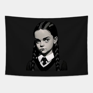 ADDAMS Family, Wednesday-inspired design, Tapestry