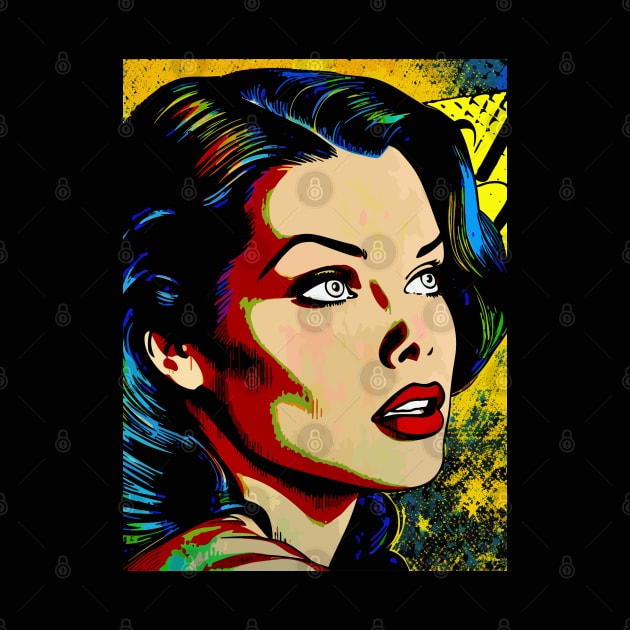 Pop Art Portrait - Retro Glamour by Astarteea