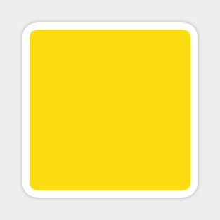 preppy summer color  happy sunflower lemon yellow Magnet