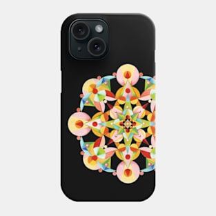 Rainbow Fiesta Mandala Phone Case