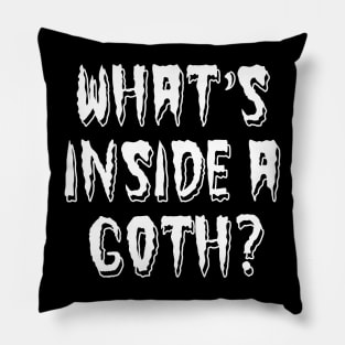 What Inside A Goth? Pillow
